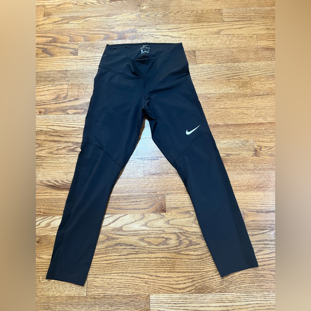 Nike Black with Mesh back panel Activewear Leggings